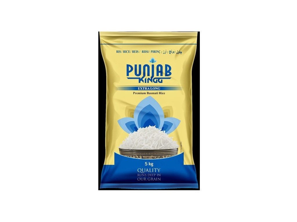 Punjab King Premium Rýže Basmati, 2 kg