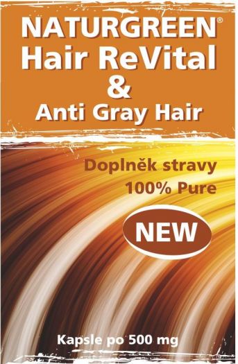 Naturgreen HairReVital & Anti Gray Hair 120 kapslí