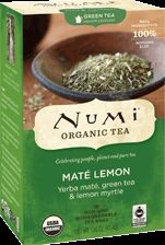 Numi čaj bio Zelený s Yerba maté a citronovou myrtou, 18 sáčků