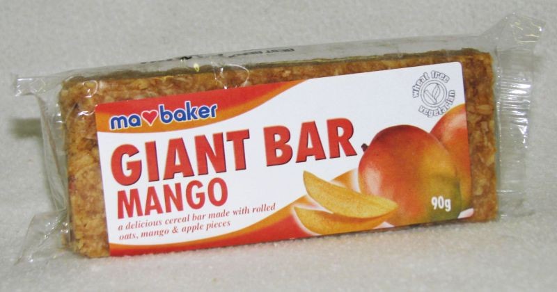 Obří ovesná tyčinka Mangová, 90 g