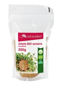Alfalfa BIO - semena na naklíčení 200g Zdravý den