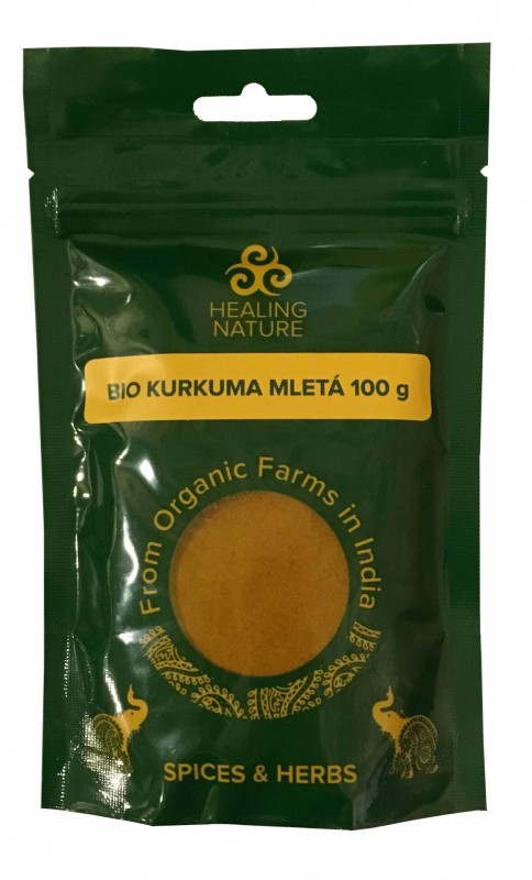 Healing Nature Kurkuma mletá,BIO 100 g