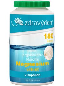 Magnesium citrát 180 kapslí Zdravý Den