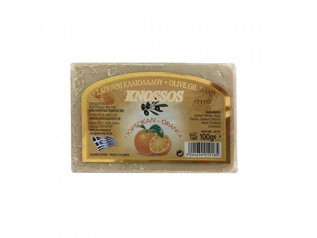 Knossos olivové mýdlo pomerančové 100 g