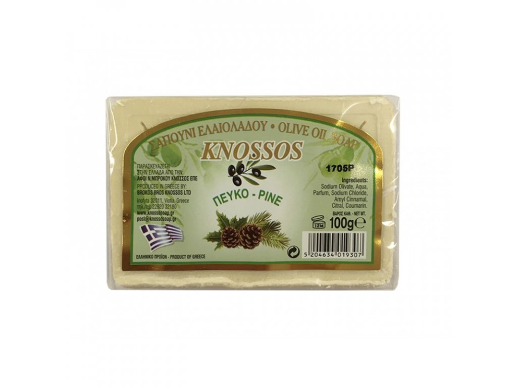 Knossos olivové mýdlo borovice 100 g