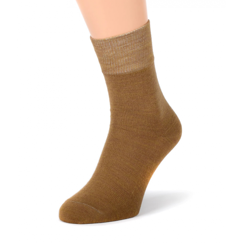 Ponožky vysoké s velbloudí vlnou soft