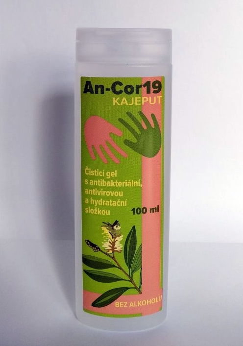 An-cor19 s antibakteriální, antivirovou a hydratační složkou bez alkoholu 100 ml
