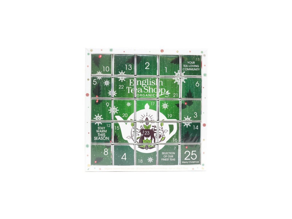 ETS Zelený adventní kalendář Puzzle - 25ks