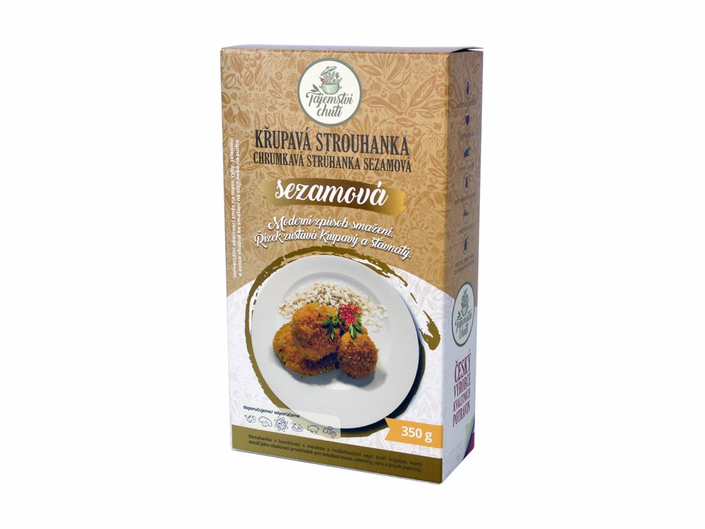 Strouhanka sezamová, 350 g, RAMDAM