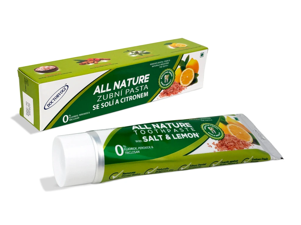 Zubní pasta se solí a citronem, 150 g, Ayusri