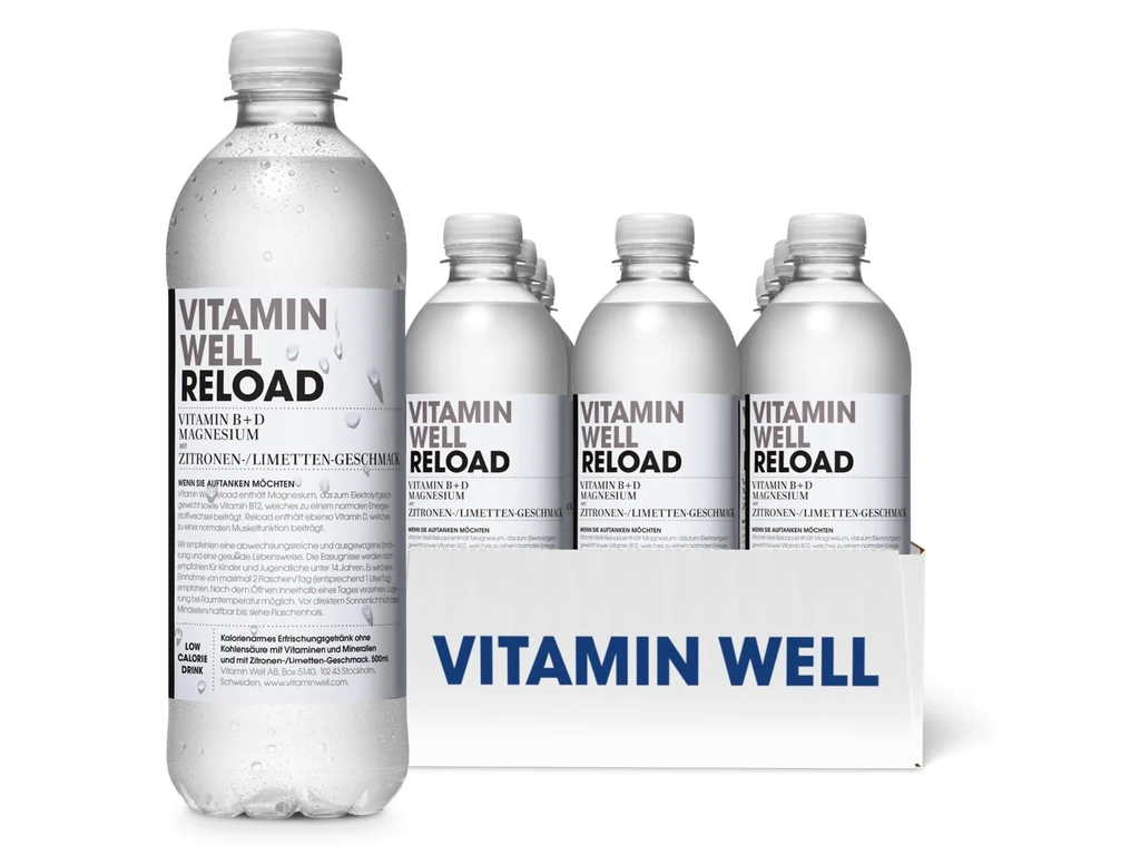 Vitamin Well Reload vitamínový nápoj 500 ml