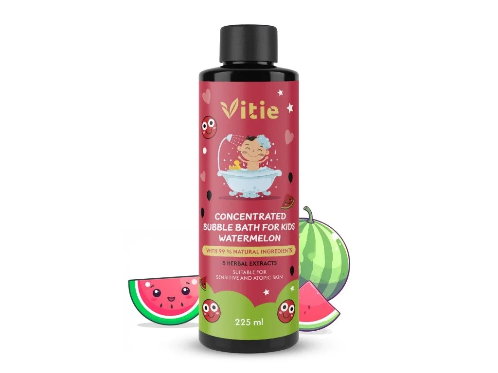 Vitie Přírodní dětská koupelová pěna Meloun, 225 ml
