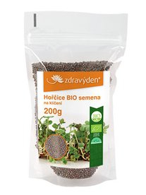 Hořčice BIO - semena na klíčení 200g Zdravý den