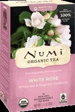 Numi čaj bio Bílý s poupaty bílých růží, 16 sáčků