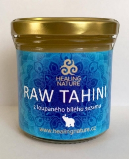 Healing Nature RAW Tahini z loupaného bílého sezamu, 165 ml