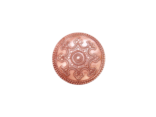 Měděná „mince“ Blahopřání D 40 mm
