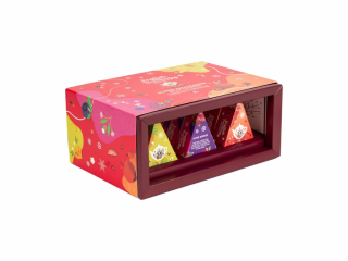 BIO Vánoční čaj - dárková kolekce Super Dobrot, 12 pyramidek, English Tea Shop