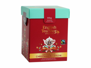 BIO Vánoce na Cejlonu - Černý kořeněný čaj, sypaný, 80 g, English Tea Shop
