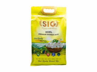 Rýže Basmati XXXL Premium,  5 kg, SIG